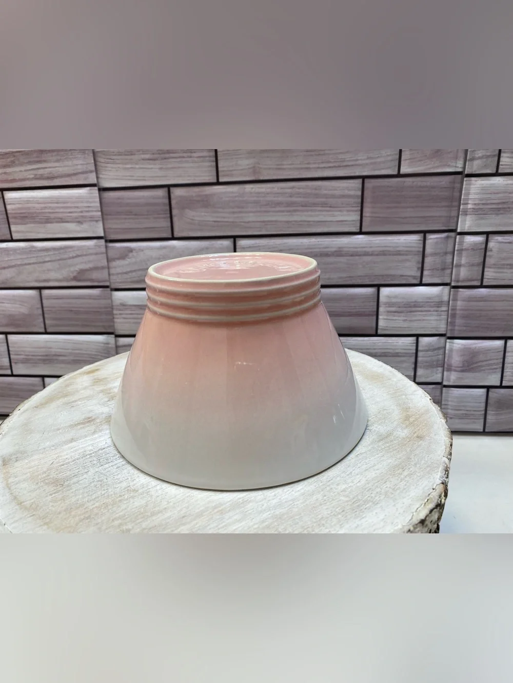 Le Creuset ❤️Large Bowl L 600ml Shell Pink Soup noodle Salad cereal NIB